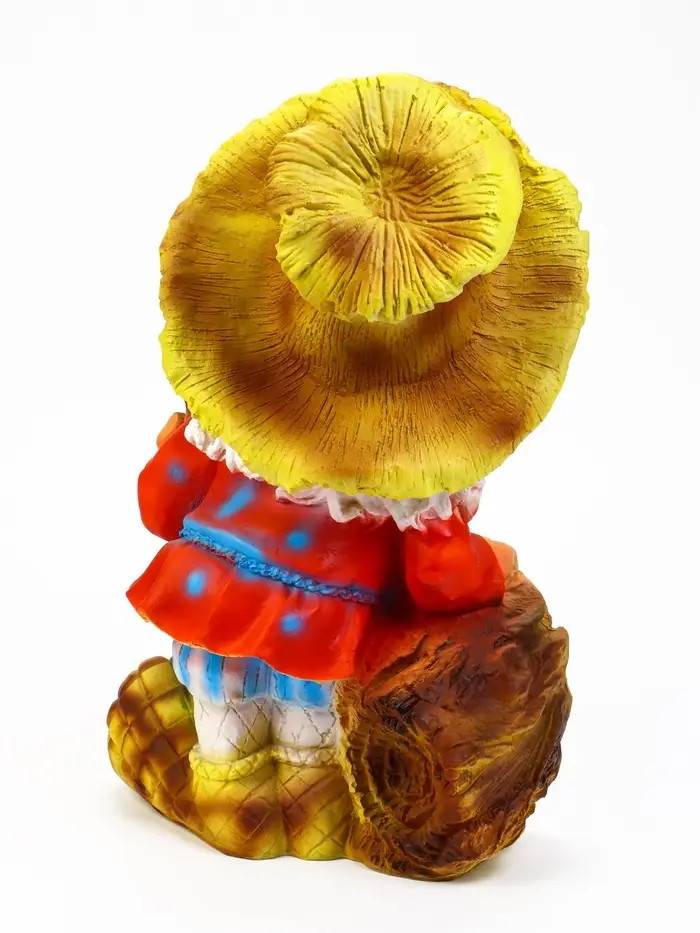 Садовая фигура из полистоуна &laquo;Гном - лесовик&raquo;, 49&times;27&times;35 см