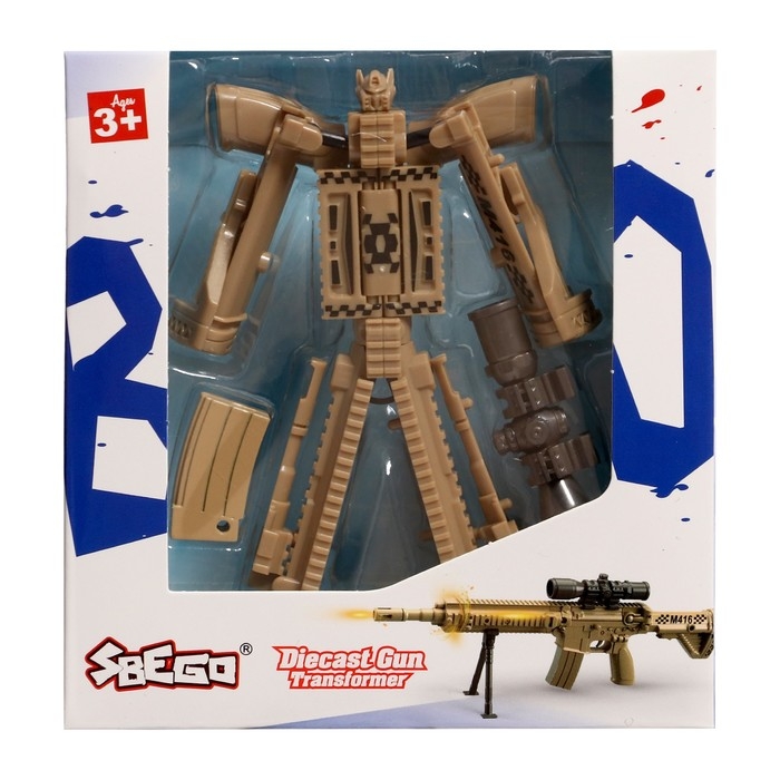Робот «Винтовка», трансформируется, с металлическими элементами Робот «Винтовка», трансформируется, с металлическими элементами