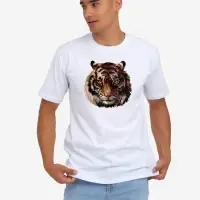 Термонаклейка &laquo;Тигр акварельный&raquo;, 19.4&times;18.9 см