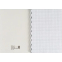 Бизнес-тетрадь Attache Cristal,120л,клет,А4,спир,обл.мел.карт