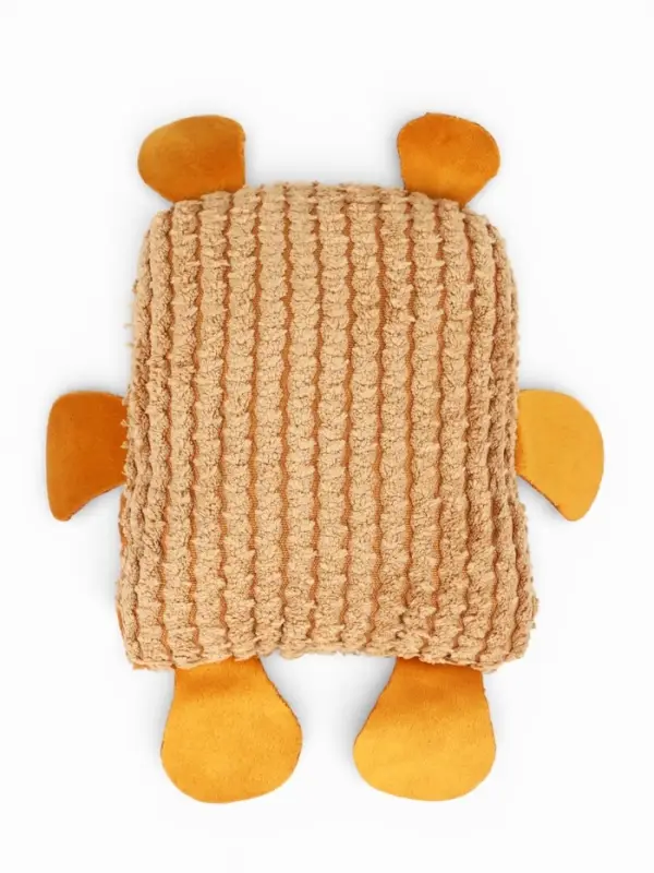 Мягкая игрушка для собак &laquo;Медведь&raquo;, 20 см, с пищалкой, коричневая