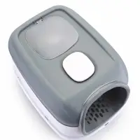 Туалет закрытый с УФ-лампой и миской 52×38×37 см, серый Туалет закрытый с УФ-лампой и миской 52×38×37 см, серый