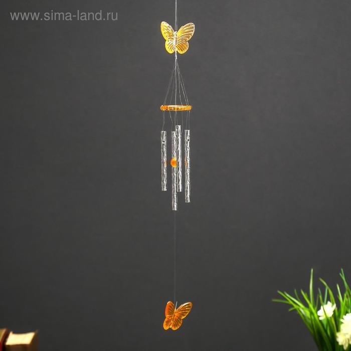 Музыка ветра пластик Музыка ветра пластик "Бабочка" 4 трубки 40 см