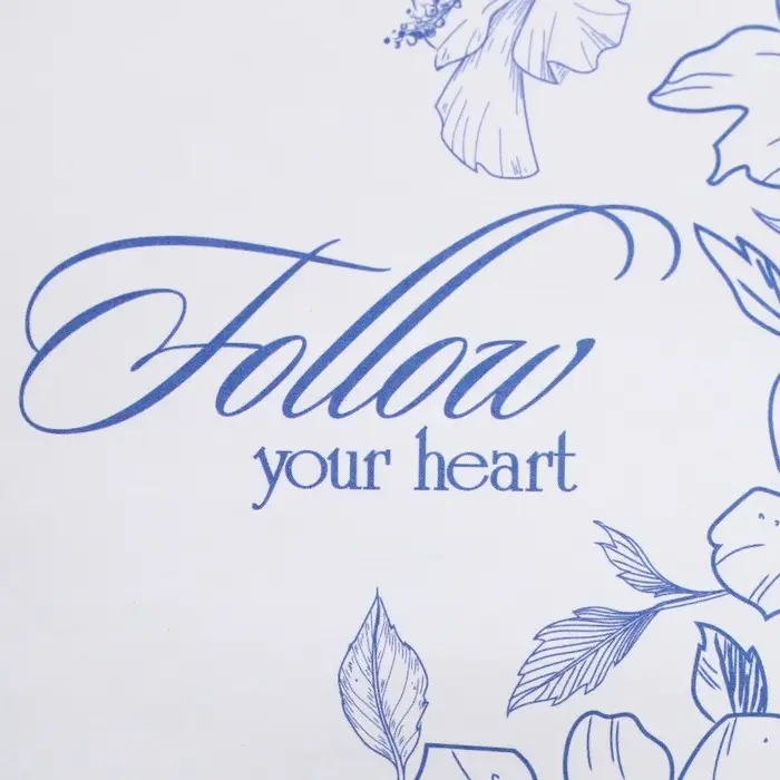 Пакет подарочный без ручек Follow your heart, 10 х 19.5 х 7 см Пакет подарочный без ручек Follow your heart, 10 х 19.5 х 7 см