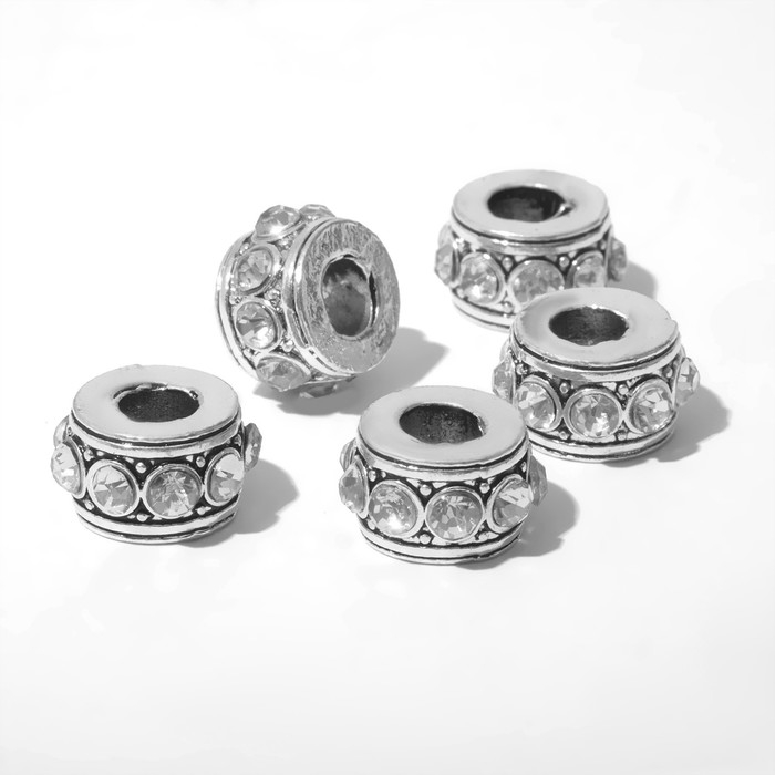 Разделитель «Дорожка», цвет белый в чернёном серебре