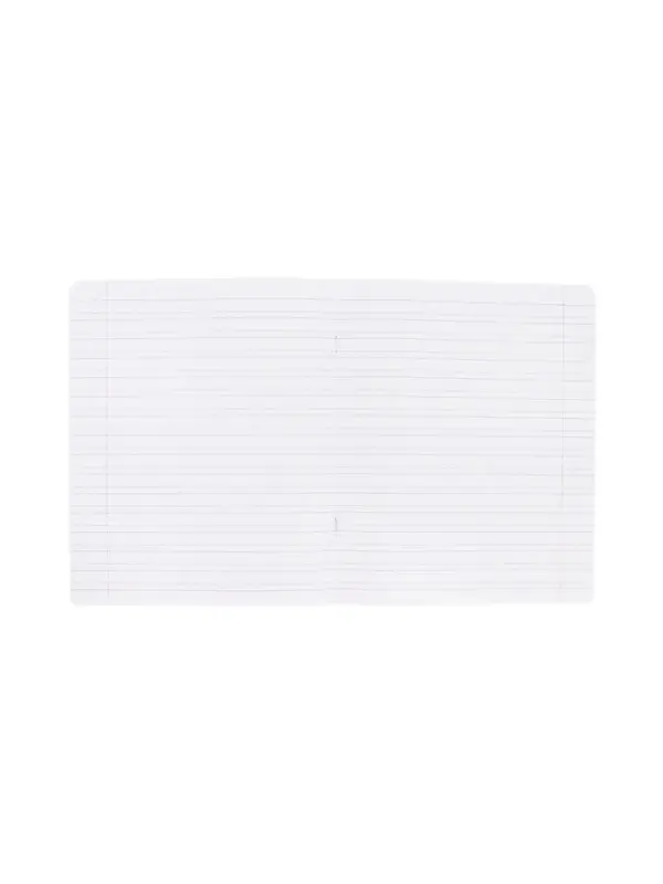 Тетрадь 12 листов в косую линию Hatber БЕЛАЯ, пластиковая обложка, скруглённые углы, блок офсет 60-65 г/м&sup2;