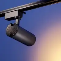 Трековый светильник Luazon lighting, TSL-012, 20 Вт, 1400 Лм, 2800K, чёрный, свечение тёплое белое