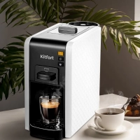 Кофеварка "3 в 1" капсульная рожковая КТ-7467 - 1100 Вт