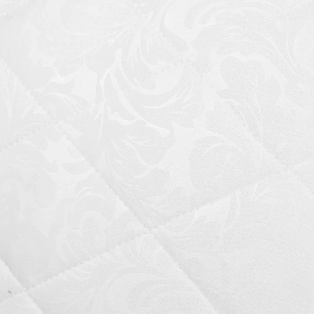 Подушка Luscan 70х70 см стеганная микрофибра/лебяжий пух, с цветным кантом