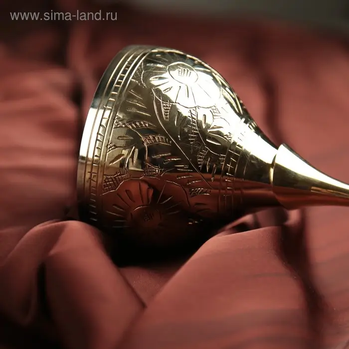 Бокал для вина, 20×9×9 +/- 1 см, латунь Бокал для вина, 20×9×9 +/- 1 см, латунь
