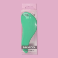 Расчёска массажная, 5,5 × 15 см, PVC коробка, цвет МИКС