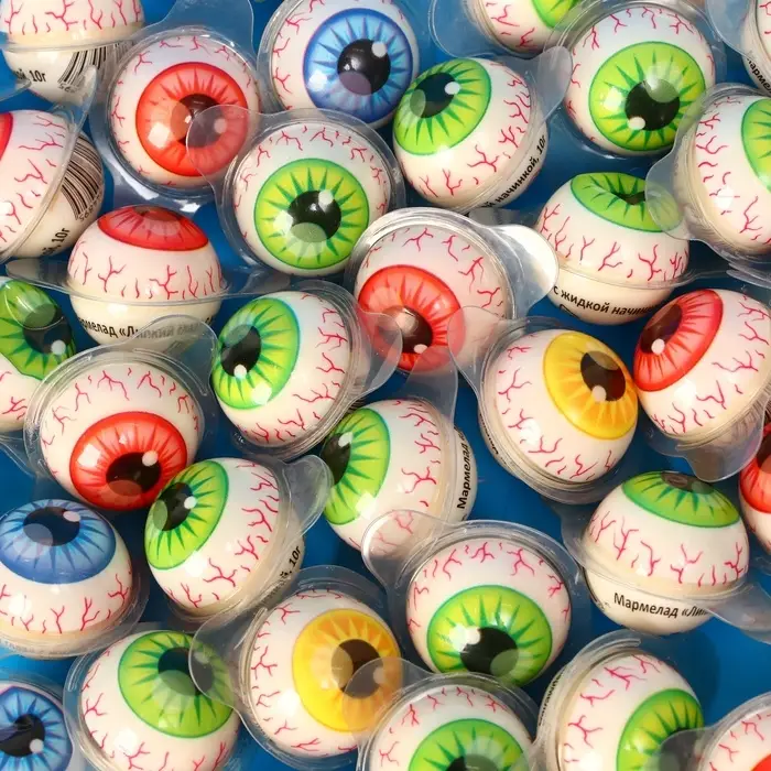 Мармелад «Липкий глаз» с жидкой начинкой 10 г Мармелад «Липкий глаз» с жидкой начинкой 10 г