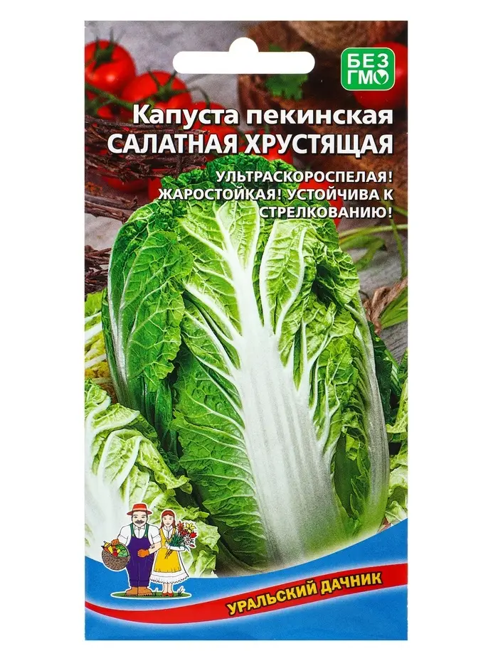 Семена Капуста пекинская &laquo;Салатная хрустящая&raquo; 0.2 г