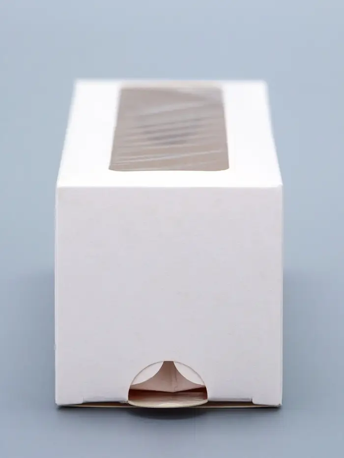 Коробка кондитерская для макарун, с ложементом, белая 18&times;5.5&times;5.5 см