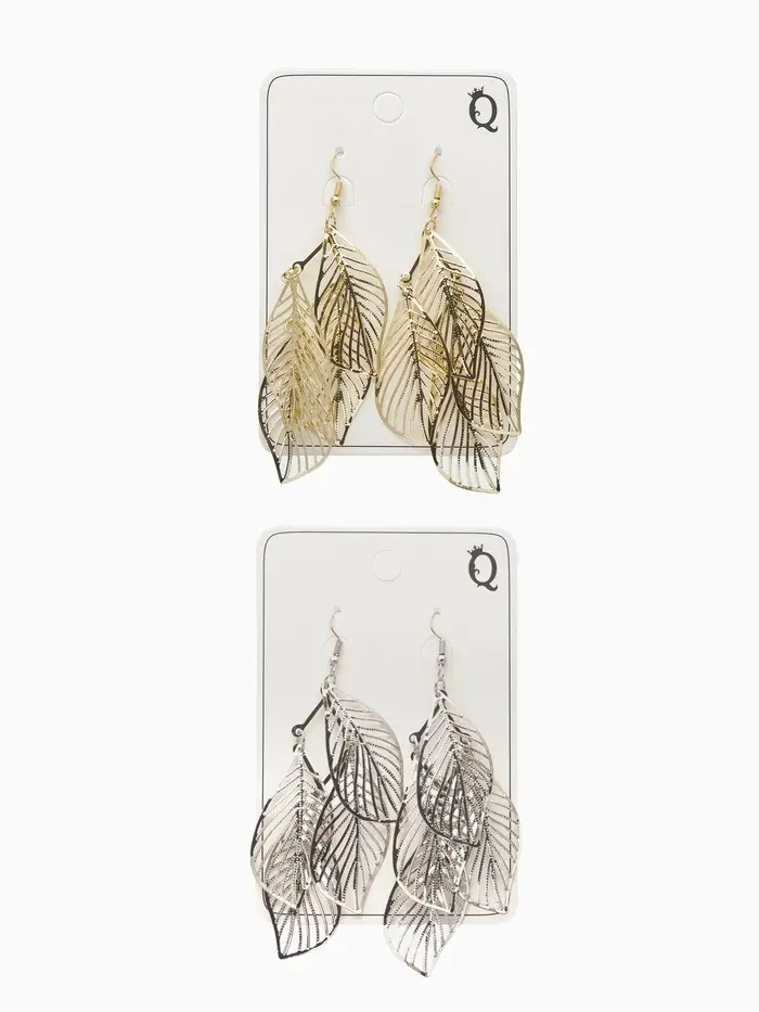 Серьги висячие &laquo;Шелест&raquo;, листопад, цвет МИКС, 9.8 см