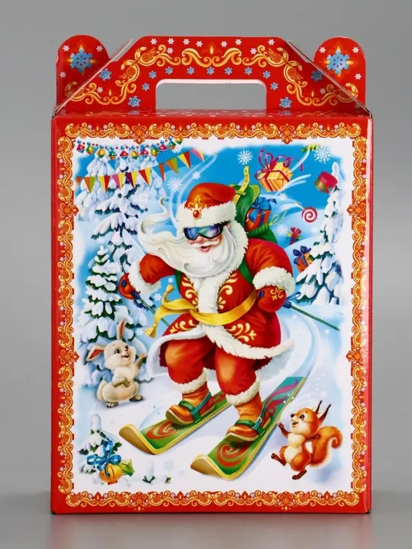 Подарочная новогодняя коробка «Олимпиада», для сладких подарков, 16.8×7×25 см Подарочная новогодняя коробка «Олимпиада», для сладких подарков, 16.8×7×25 см