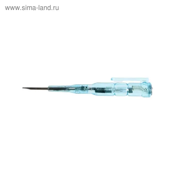 Отвертка индикаторная ЛОМ, пластиковая рукоятка, 120 мм