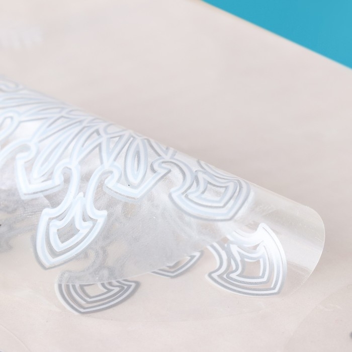 Наклейки новогодние на окна «Снежинки», 37×37 см