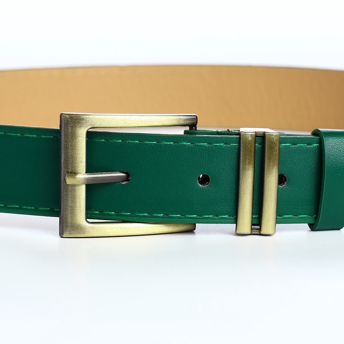 Ремень женский, ширина 2,5 см, винт, цвет зелёный Ремень женский, ширина 2,5 см, винт, цвет зелёный