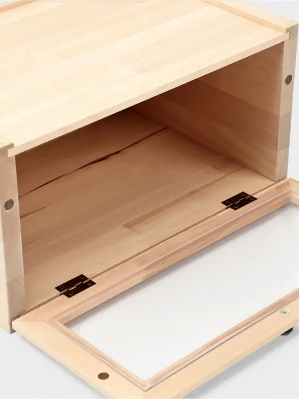 Хлебница Donna Anna, 38&times;25.5&times;20 см, дерево беёза, бежевая