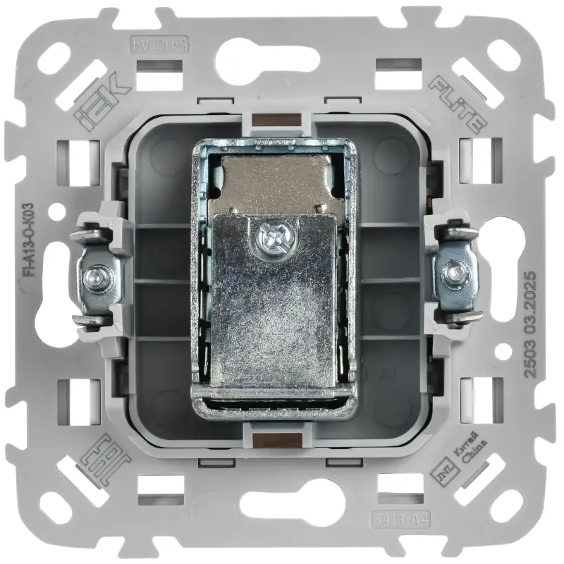FLITE Розетка TV экранированная оконечная тип M РТВм-1-1-1-ФлС серый IEK