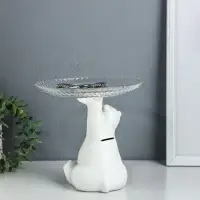 Копилка для денег с подставкой для мелочей &laquo;Мишка&raquo;, полистоун, 20&times;18 см