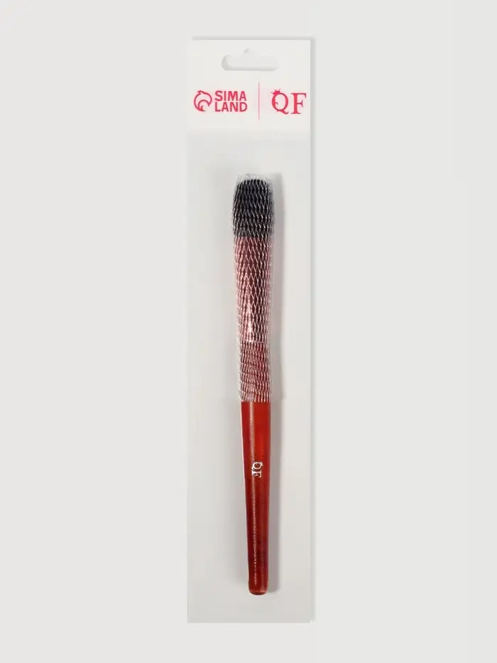 Кисть для макияжа Brush WOOD, 18 (&plusmn;1) см, коричневая