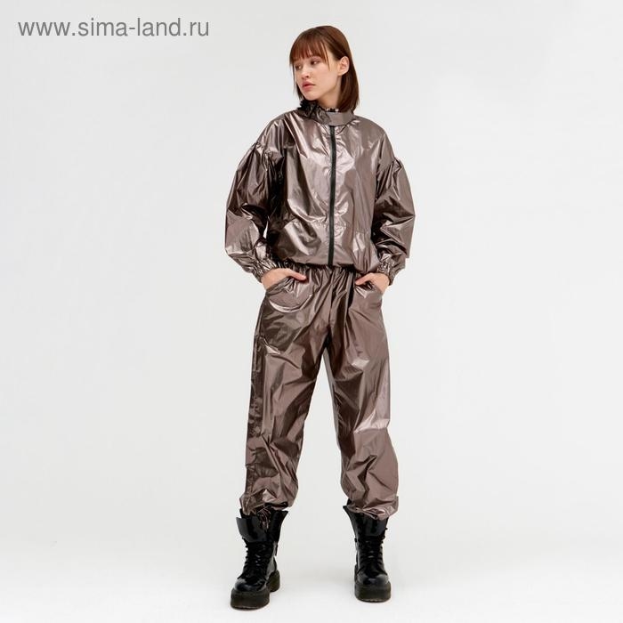 Брюки женские MINAKU: Trend zone, цвет медный, размер 38, рост 152