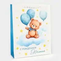 Пакет ламинированный &laquo;С рождением малыша&raquo;, L 31&times;40&times;11.5 см