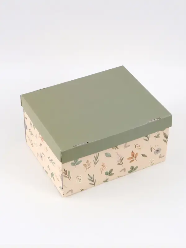 Коробка складная &laquo;Зелёная&raquo;, 31 х 25,5 х 16 см