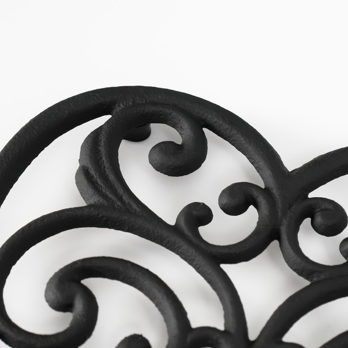 Сувенир чугун подставка Сувенир чугун подставка"Ажурное сердце" 16х17х1,5 см