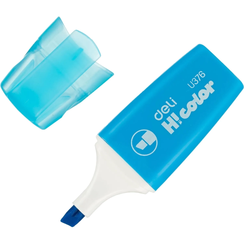 Набор текстовыделителей Deli 1-4мм, скош.нак.,6цв, флуоресц. EU376