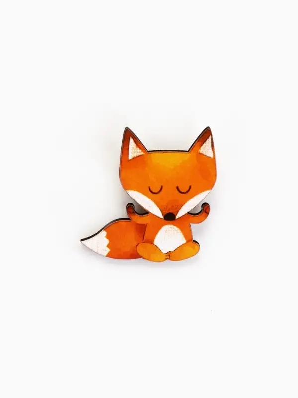 Открытка со значком &laquo;Оберег - антистресс&raquo;, 3.9&times;3.9 см