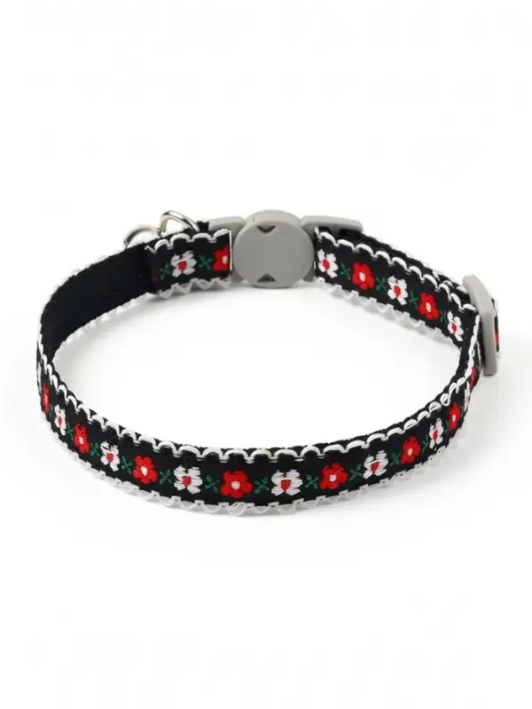 Набор ошейников для кошек &laquo;По-полюшку&raquo;, 30&times;1 см, оранжевый, чёрный