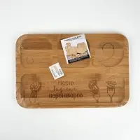 Менажница &laquo;Вилочки&raquo;, 32&times;21&times;1.2 см, бамбук