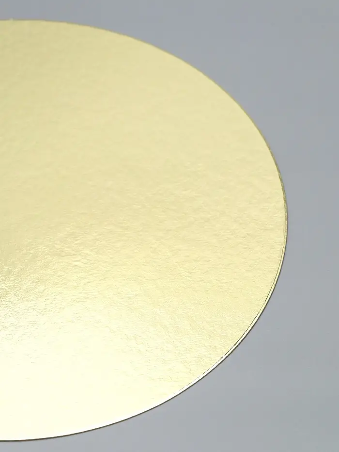 Подложка кондитерская, золотая 20 см - Набор 5 шт.