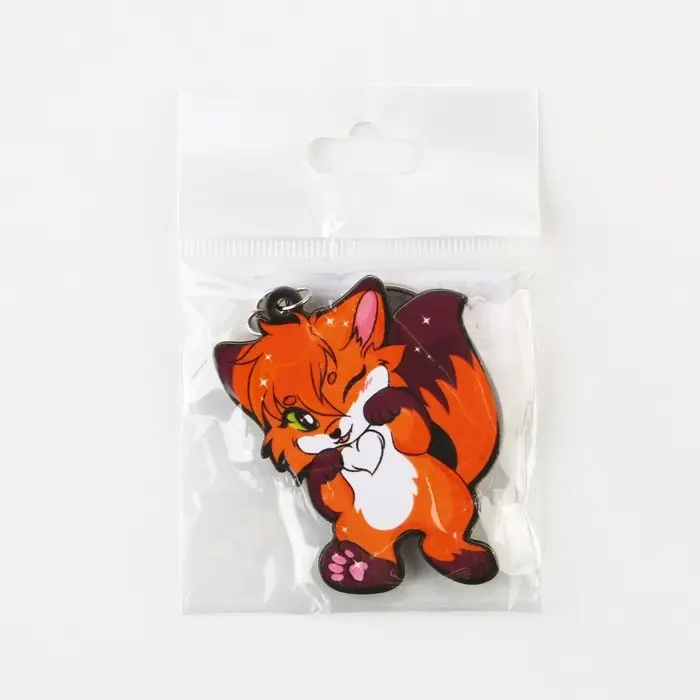 Брелок для ключей деревянный «Лисенок», 4,7 х 6 см