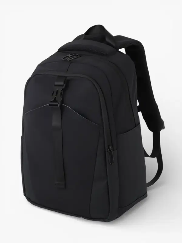 Рюкзак, 27*13*38,5 см, 2 отд 3н/карм, Комби, Водонепрон. дно, черный