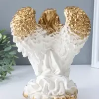 Фигура "Ангелина" белая, 27х14х15 см