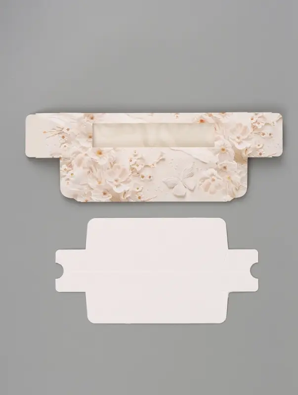 Коробка подарочная с окном &laquo;С любовью&raquo;, 18&times;5.5&times;5.5 см, самосборная
