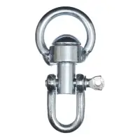 Вертлюг со скобой, средний (длина-7.5 см, ширина-3.5 см)