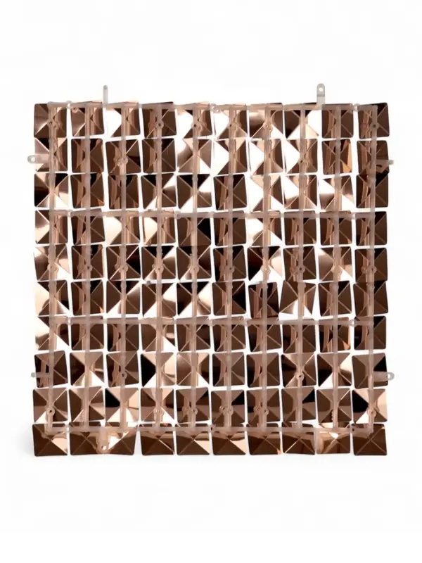 Панель с пайетками для фотозоны 30*30 см розовое золото Панель с пайетками для фотозоны 30*30 см розовое золото