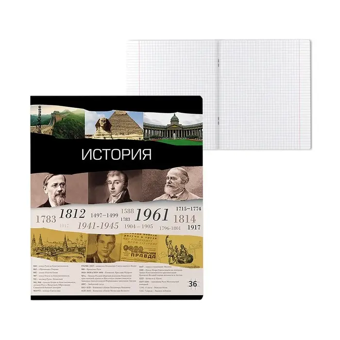 Тетрадь предметная &laquo;История&raquo;, 36 листов в клетку, ErichKrause Timeline
