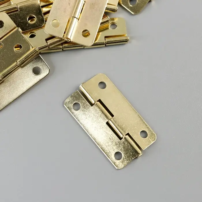 Петля для шкатулки с закругленными углами набор 30 шт 1,6х3 см Петля для шкатулки с закругленными углами набор 30 шт 1,6х3 см