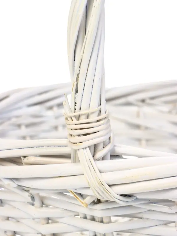 Набор корзин 3 шт ИВА 40x40x14 32х32x12 27х27x10 см ПЛЕТ ручка h=20/18/16 см