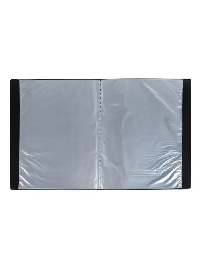 Папка с 20 вкладышами А3, 800 мкм, Calligrata, текстура &laquo;песок&raquo;, чёрная