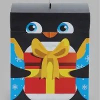 Коробка прямоугольная "Пингвин" 180х120х80