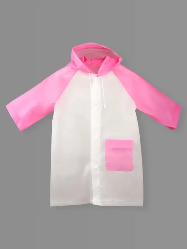 Дождевик детский &laquo;Гуляем под дождём&raquo;, рост 110-122 см, ЭВА 125 г, розовый