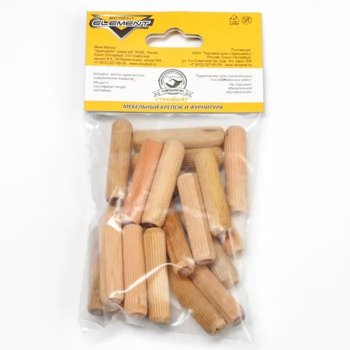 Мебельный шкант Element, 12х50 мм, 20 шт