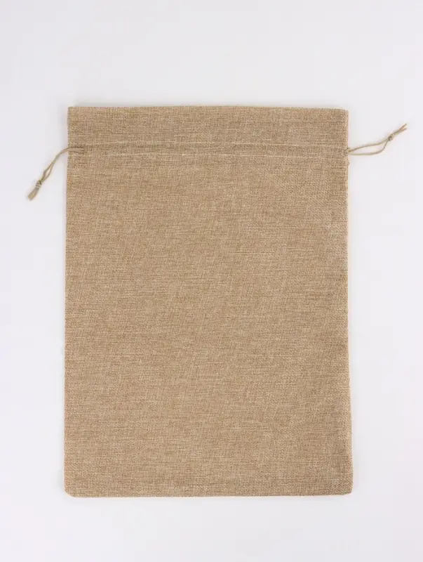 Холщовый мешочек для украшений, подарков и трав, текстиль &laquo;Эко&raquo;, 30&times;40 см